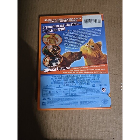 Garfield: a Tail of Two Kitties (DVD, 2006) 20th Century Fox Kids Movie, Cat - Picture 2 of 3